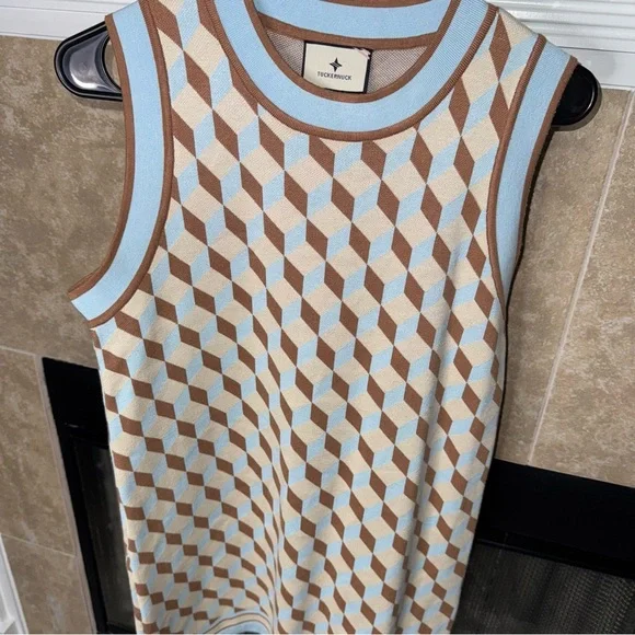 Tuckernuck Ocean Spray Knit Geo Marie Dress small EUC - Picture 5 of 7